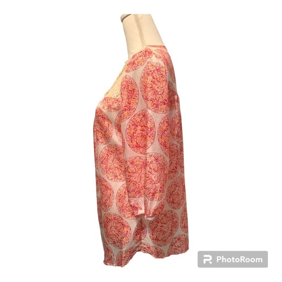 Calypso St Barth 100% Silk Top Size S - Picture 2 of 5